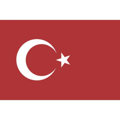■東京製旗　国旗Ｎｏ．１（７０×１０５ｃｍ）　トルコ