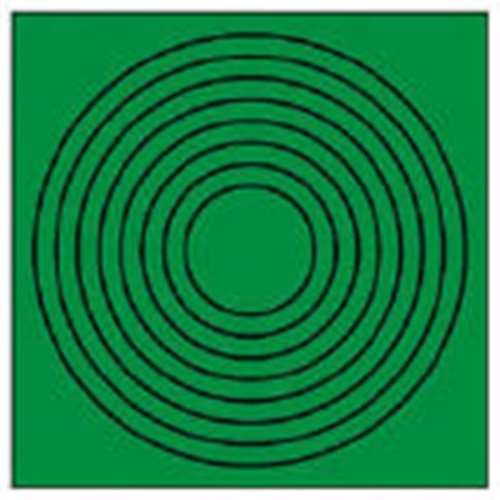 ■ユニット　ゲージマーカー円形緑・ＰＰステッカー・１０枚組　446-86