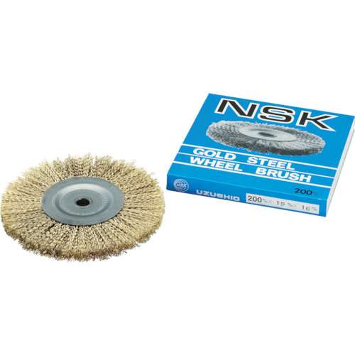 ■ＮＳＫ　鋼線ゴールドホイールブラシ　W-21