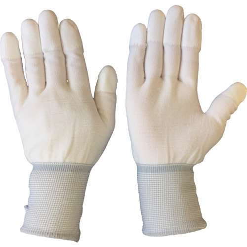 ■ブラストン　ＰＵ指先コートポリエステルニット手袋　Ｌ　１０双入　BSC-SM110-L