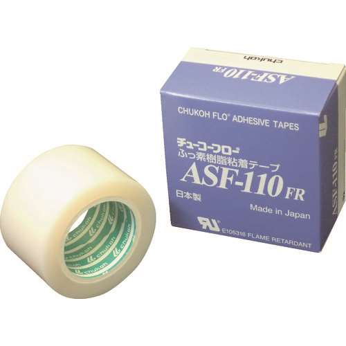 ■チューコーフロー　フッ素樹脂（テフロンＰＴＦＥ製）粘着テープ　ＡＳＦ１１０ＦＲ　０．２３ｔ×３８ｗ×５ｍ ASF110FR23X38X5