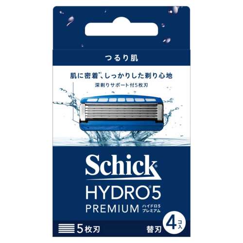 シック・ジャパン　ハイドロ５　プレミアムつるり肌　替刃