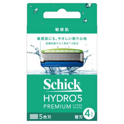 シック・ジャパン　ハイドロ５　プレミアム敏感　替刃