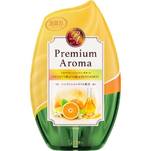 エステー お部屋の消臭力 Ｐｒｅｍｉｕｍ Ａｒｏｍａ スイートオレンジ＆ベルガモット ４００ｍｌ