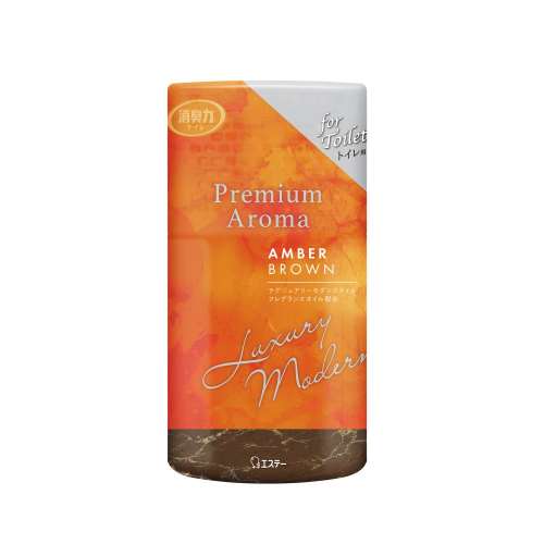 エステー　トイレの消臭力　Ｐｒｅｍｉｕｍ　Ａｒｏｍａ　アンバーブラウン　４００ＭＬ