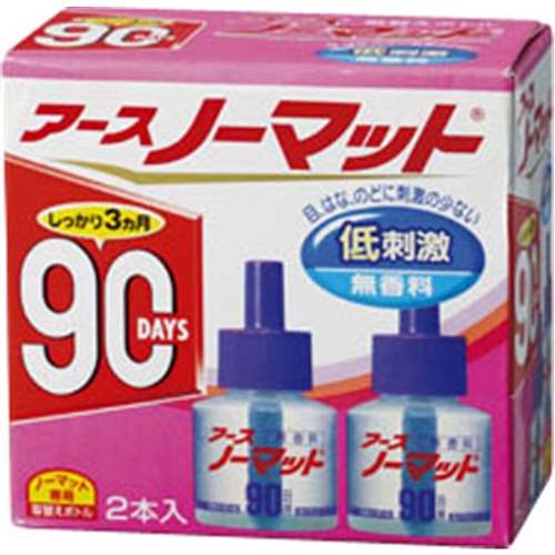 アースノーマット　９０日用　無香料　とりかえ用　４５ｍｌ×２本