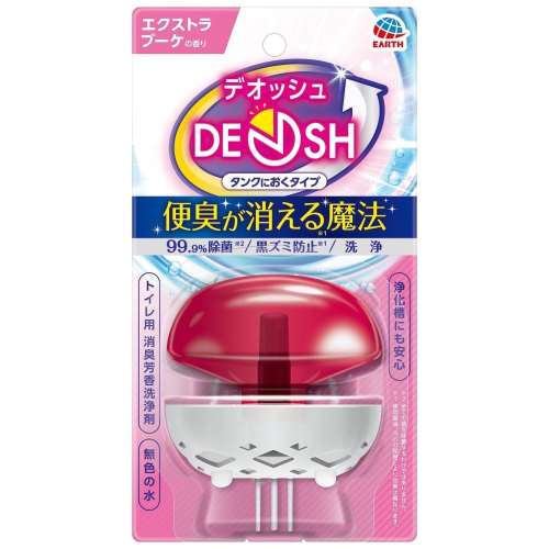 アース製薬 デオッシュ　ＤＥＯＳＨ　タンクにおくタイプ　エクストラブーケの香り 65mL
