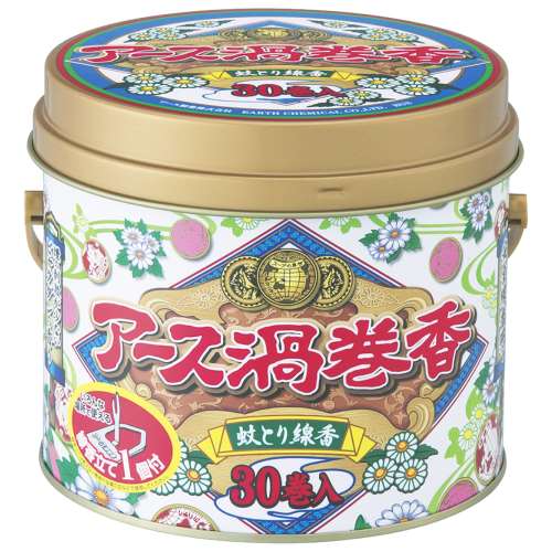 アース製薬アース渦巻香30巻　缶入　×24個セット