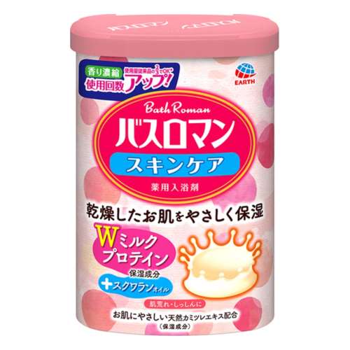 アース製薬 バスロマン スキンケア Ｗミルクプロテイン【医薬部外品】