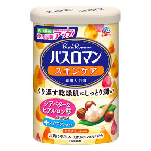 アース製薬 バスロマン スキンケア シアバター＆ヒアルロン酸【医薬部外品】
