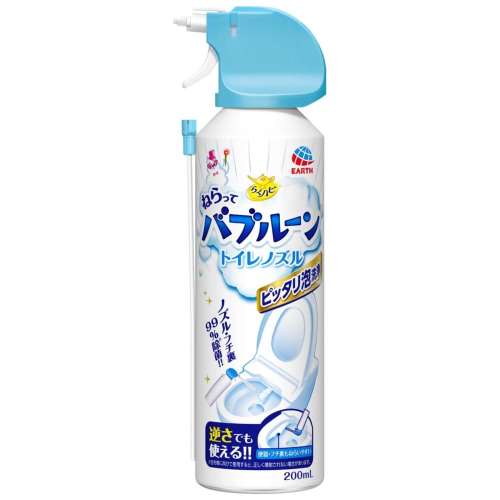 アース製薬 らくハピ　ねらってバブルーン　トイレノズル 200ml