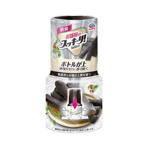 アース製薬 お部屋のスッキーリ！Ｓｕｋｋｉ‐ｒｉ！　備長炭と白檀の上質な香り 400ml