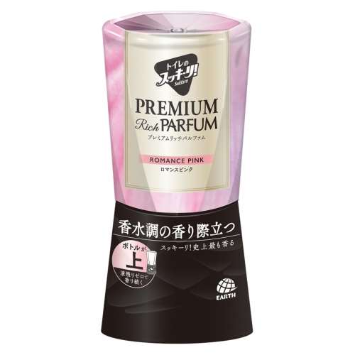 アース製薬 トイレのスッキーリ！Ｓｕｋｋｉ‐ｒｉ！　プレミアムリッチパルファム　ロマンスピンク 400ml