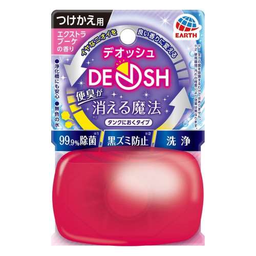 アース製薬 デオッシュ　ＤＥＯＳＨ　タンクにおくタイプ　つけかえ　エクストラブーケの香り 65ml