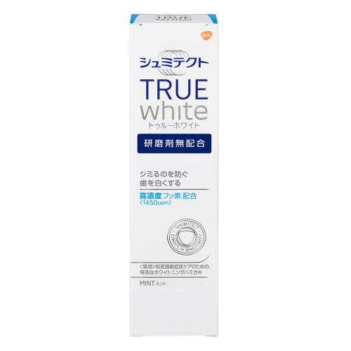 薬用シュミテクト トゥルーホワイト 研磨剤無配合 知覚過敏予防 歯磨き粉　８０ｇ