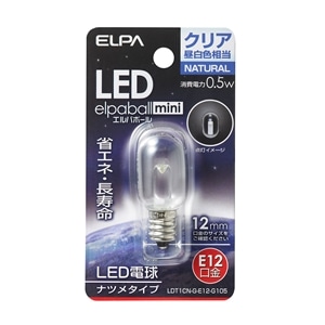 ＬＥＤナツメ球Ｅ１２　ＬＤＴ１ＣＮ‐ＧＥ１２Ｇ１０５