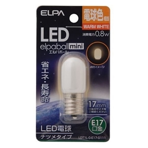 ＥＬＰＡ(エルパ） ＬＥＤナツメ型Ｅ１７ＬＤＴ１Ｎ‐Ｇ‐Ｅ１７Ｇ１１１