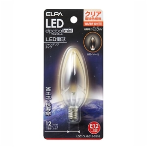 ＬＥＤシャンデリア球　ＬＤＣ１ＣＬ‐ＧＥ１２Ｇ３１６