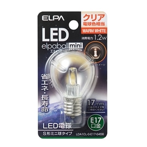 ＬＥＤ電球Ｓ形Ｅ１７　ＬＤＡ１ＣＬ‐ＧＥ１７Ｇ４５６