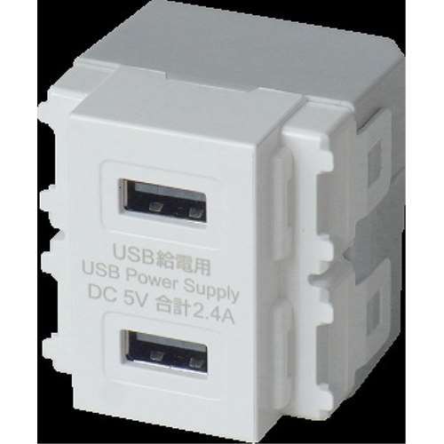 朝日電器　ＵＳＢ給電コンセント　Ｒ３７０１（Ｅ）