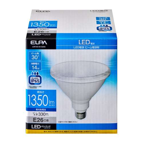 朝日電器　ＬＥＤ電球ビーム形　ＬＤＲ１４Ｄ‐Ｍ‐Ｇ０５６