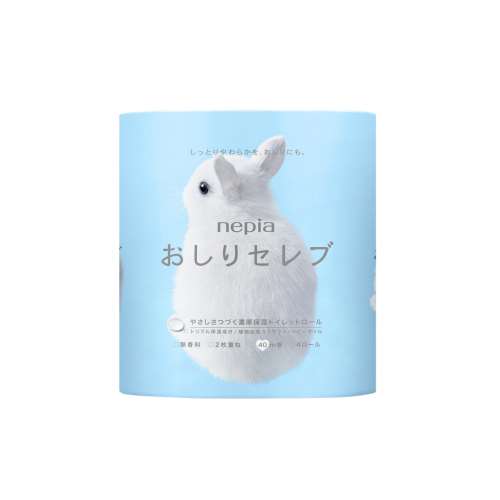 王子ネピア　おしりセレブ　トイレット4ロールダブル