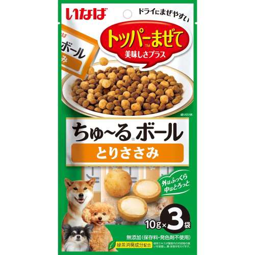 いなば食品　いなば　ちゅ～るボール　とりささみ　１０ｇ×３袋