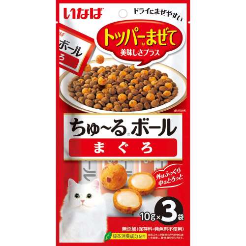 いなば食品　いなば　ちゅ～るボール　まぐろ　１０ｇ×３袋