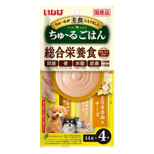 いなば食品　ちゅ～るごはん　とりささみ＆チーズ １４ｇ×４本