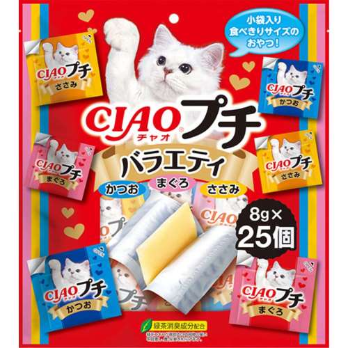 いなば食品　チャオプチ バラエティ　２５個
