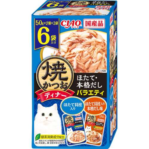 いなば食品　焼かつおディナー６Ｐ ほたて・本格だしバラエティ