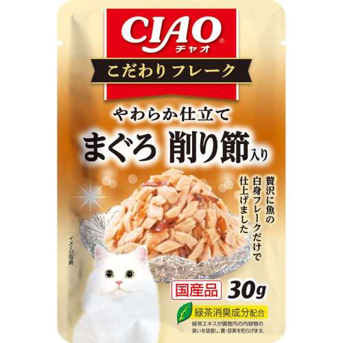 いなば食品　ＣＩＡＯこだわりフレーク　まぐろ　削り節入り　３０ｇ