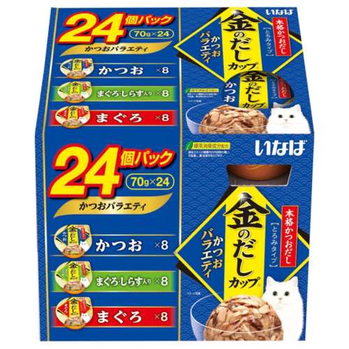 いなば食品　金のだしカップ かつおバラエティ２４Ｐ