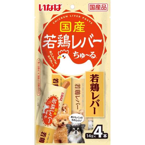 いなば食品　若鶏レバーちゅーる　若鶏レバー　４本