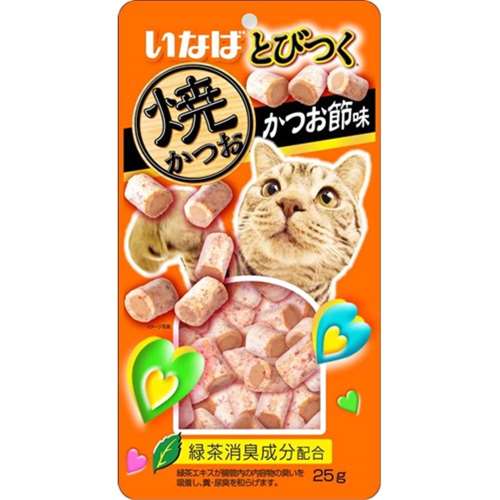 いなばペットフード　とびつく　焼かつお　かつお節　２５ｇ