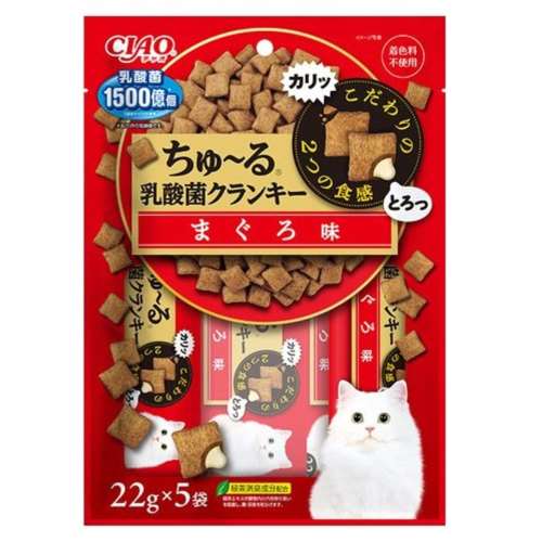 いなば食品　ちゅ～る乳酸菌クランキーまぐろ味　２２ｇ×５袋