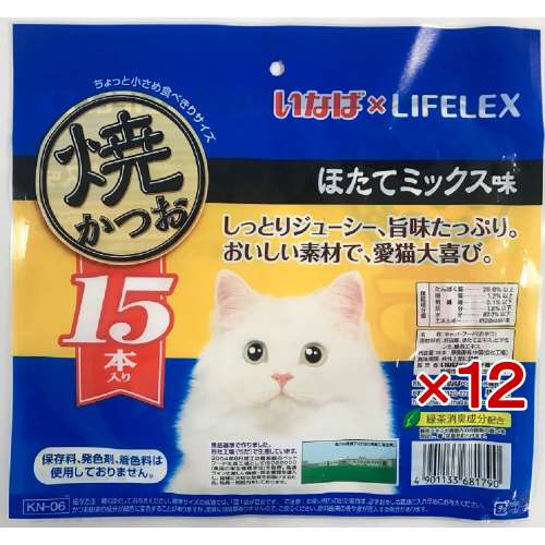 いなばペットフード　焼きかつお　ほたてミックス味　×12個セット
