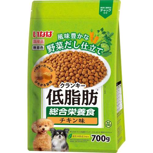 いなば食品　いなば　低脂肪クランキー　野菜だし　チキン味　７００ｇ
