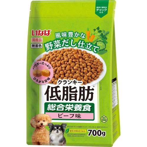 いなば食品　いなば　低脂肪クランキー　野菜だし　ビーフ味　７００ｇ