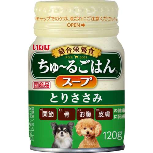 いなば食品　いなばちゅ～るごはんスープとりささみ　１２０ｇ