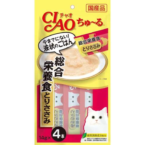 いなばペットフード　ちゅーる総合栄養食　とりささみ　１４ｇ×４本