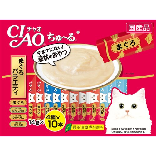 いなばペットフード　CIAO　ちゅ～る　４０本　まぐろバラエティ