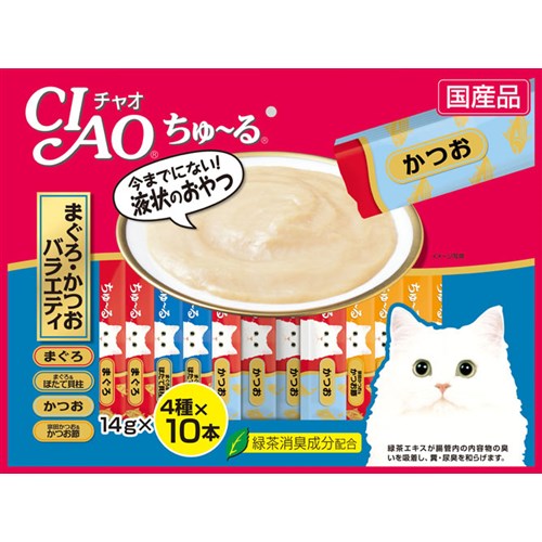 いなばペットフード　CIAO　ちゅ～る　４０本　まぐろ・かつおバラエティ