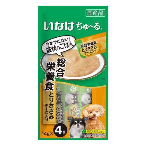 いなばペットフード　犬用ちゅ～る　総合栄養食　とりささみ　チーズ入り