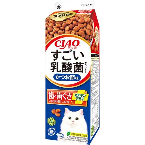 いなば食品　ＣＩＡＯすごい乳酸菌 カテキン＋かつお節味４００ｇ