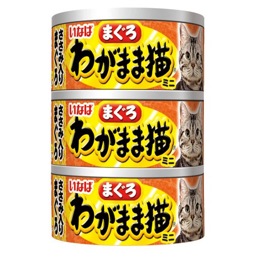 いなばペットフード　わがまま猫ミニささみ入り　６０ｇ×３Ｐ