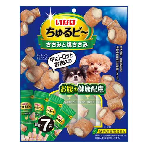 いなば食品　ちゅるビ～　ささみと焼ささみ　お腹の健康配慮 ７袋