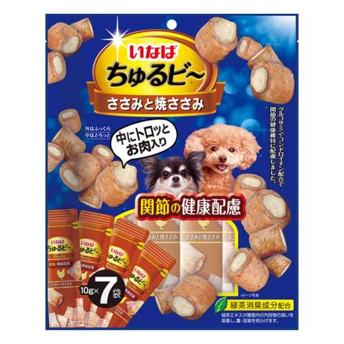 いなば食品　ちゅるビ～　ささみと焼ささみ　関節の健康配慮 ７袋