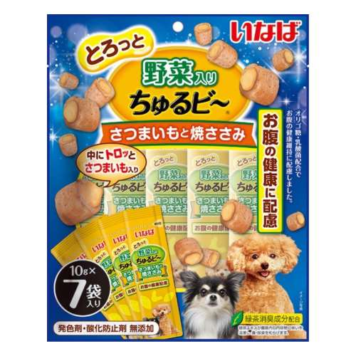 いなば食品　ちゅるビ～　さつまいもと焼ささみ ７袋