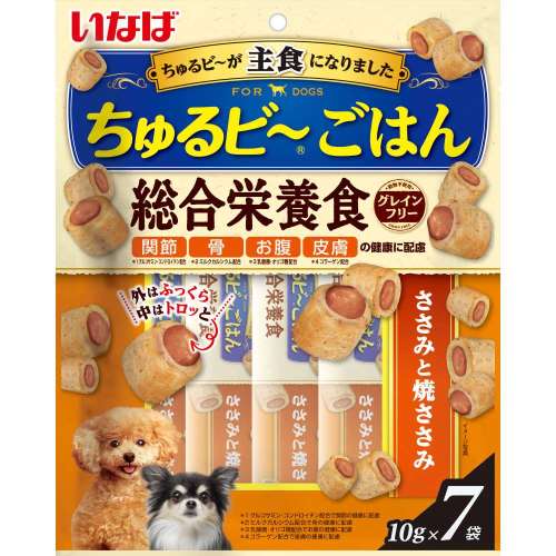 いなば食品　ちゅるビ～ごはん　ささみと焼ささみ　７袋